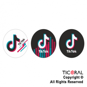 TIK TOK CANDY BAR STICKER x 10